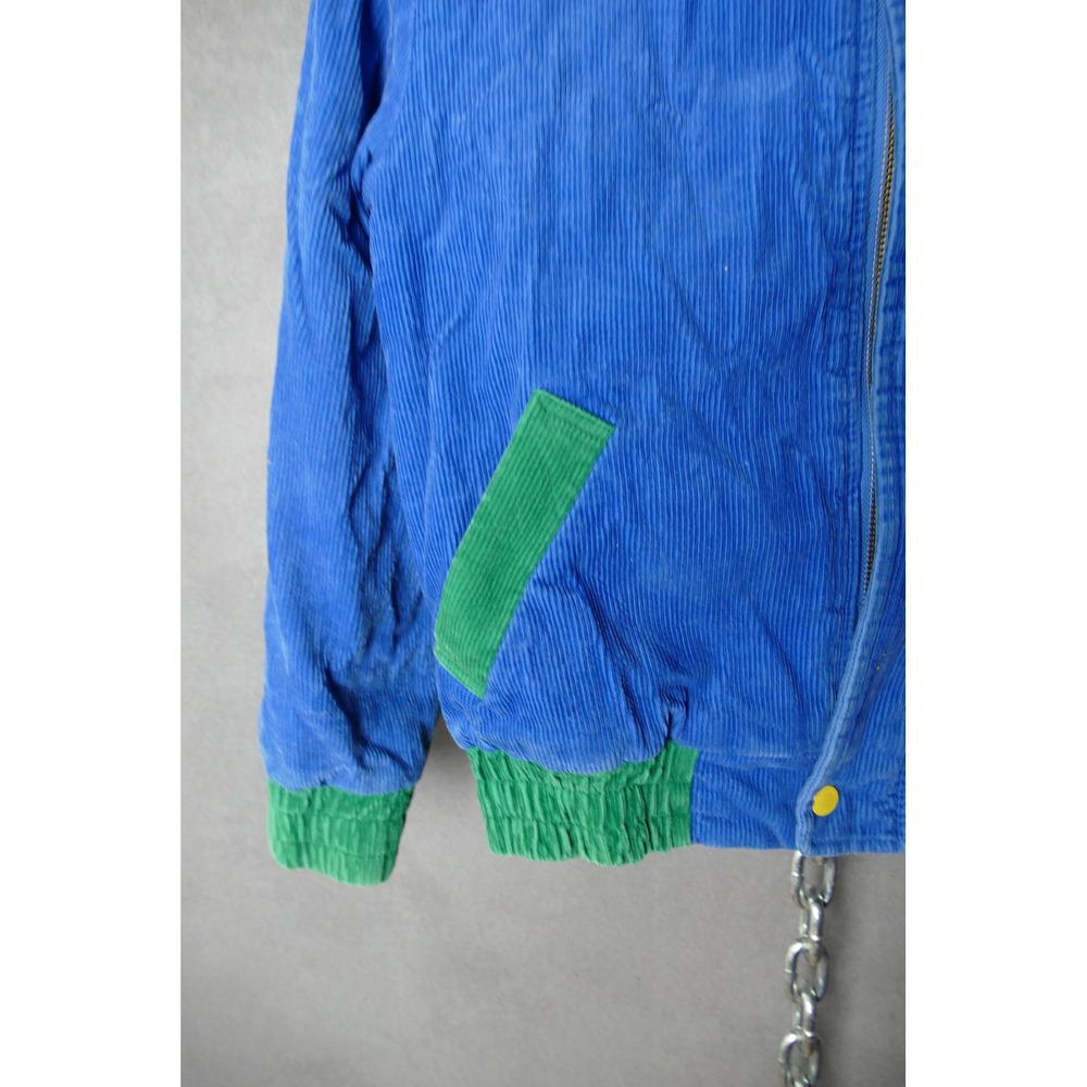 Stella McCartney Kids Blue Corduroy Sherpa Lined Bomber Jacket‎ 12 Years - Picture 4 of 8
